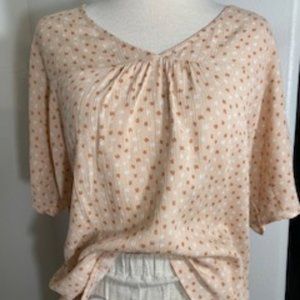 Women's Print V-Neck Top